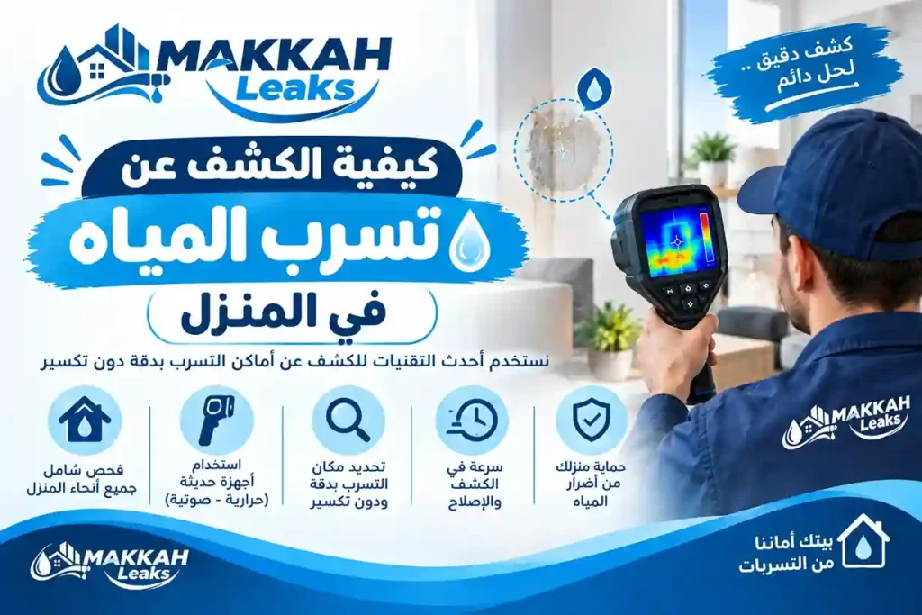 كيفية الكشف عن تسرب المياه في المنزل