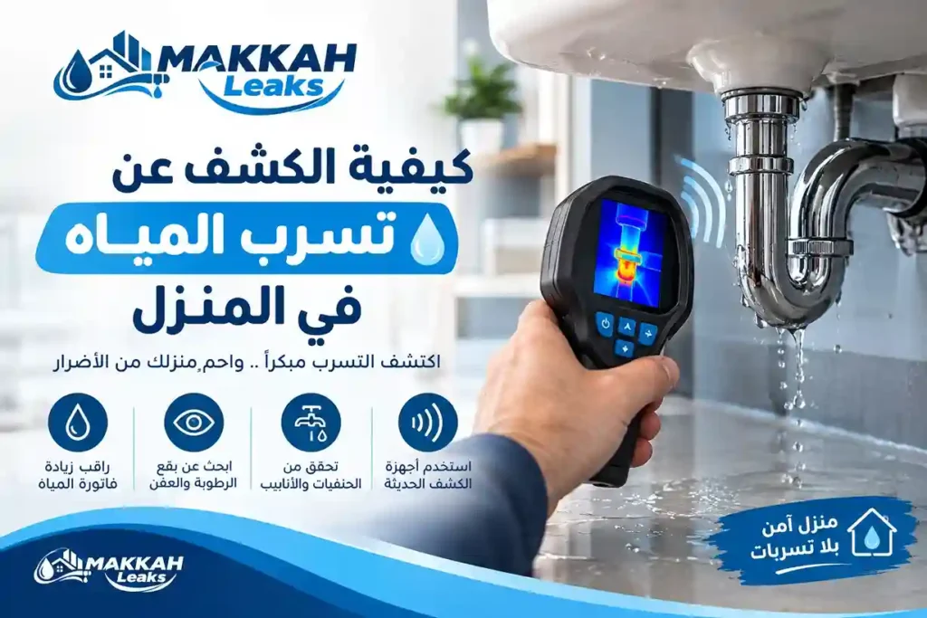 كيفية الكشف عن تسرب المياه في المنزل